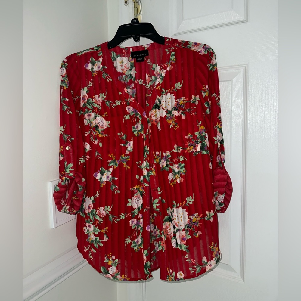 Sheer Button Up